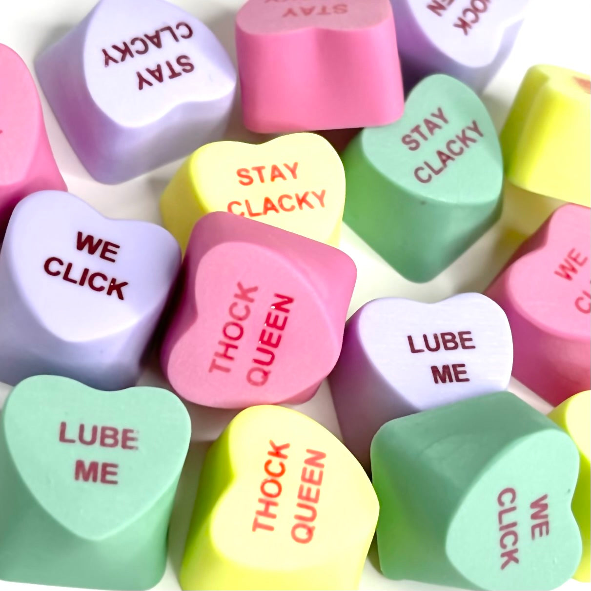 B-STOCK Conversation Heart Artisan Keycap