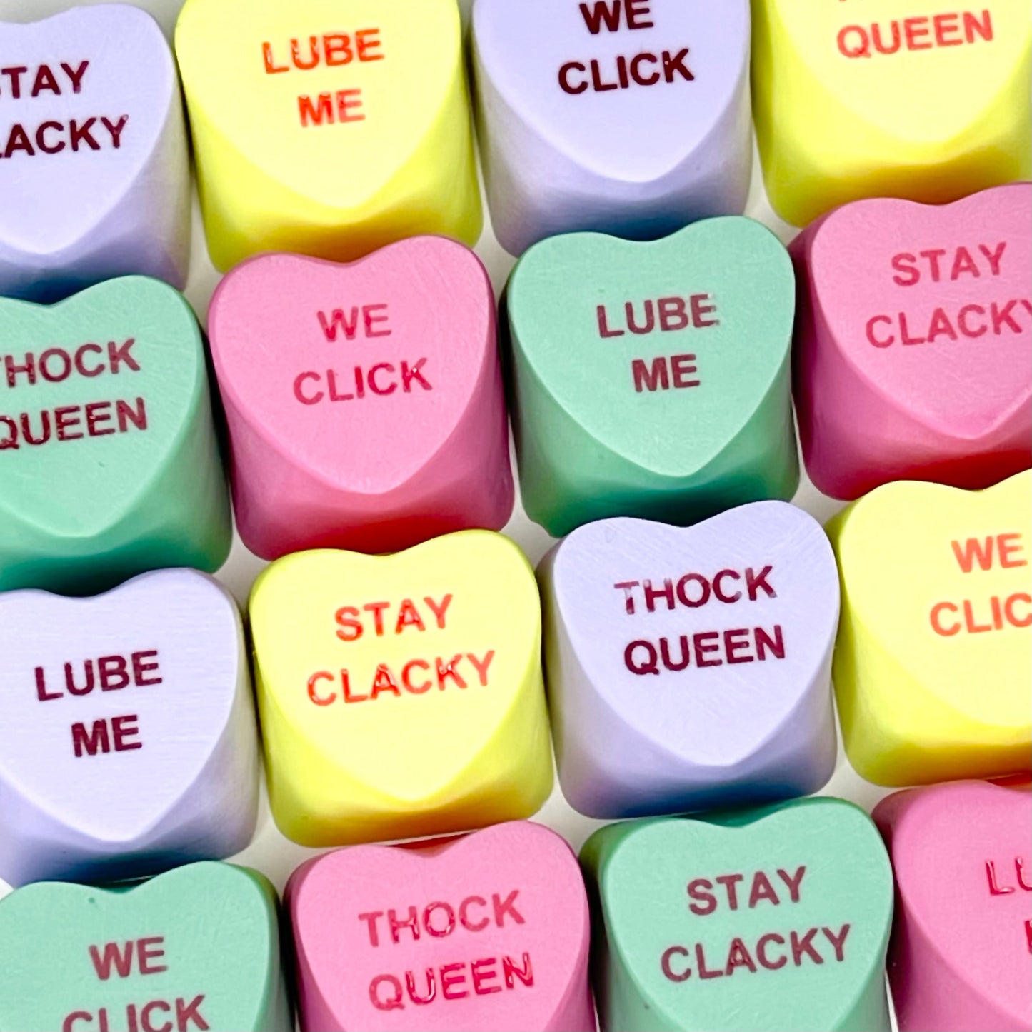 B-STOCK Conversation Heart Artisan Keycap