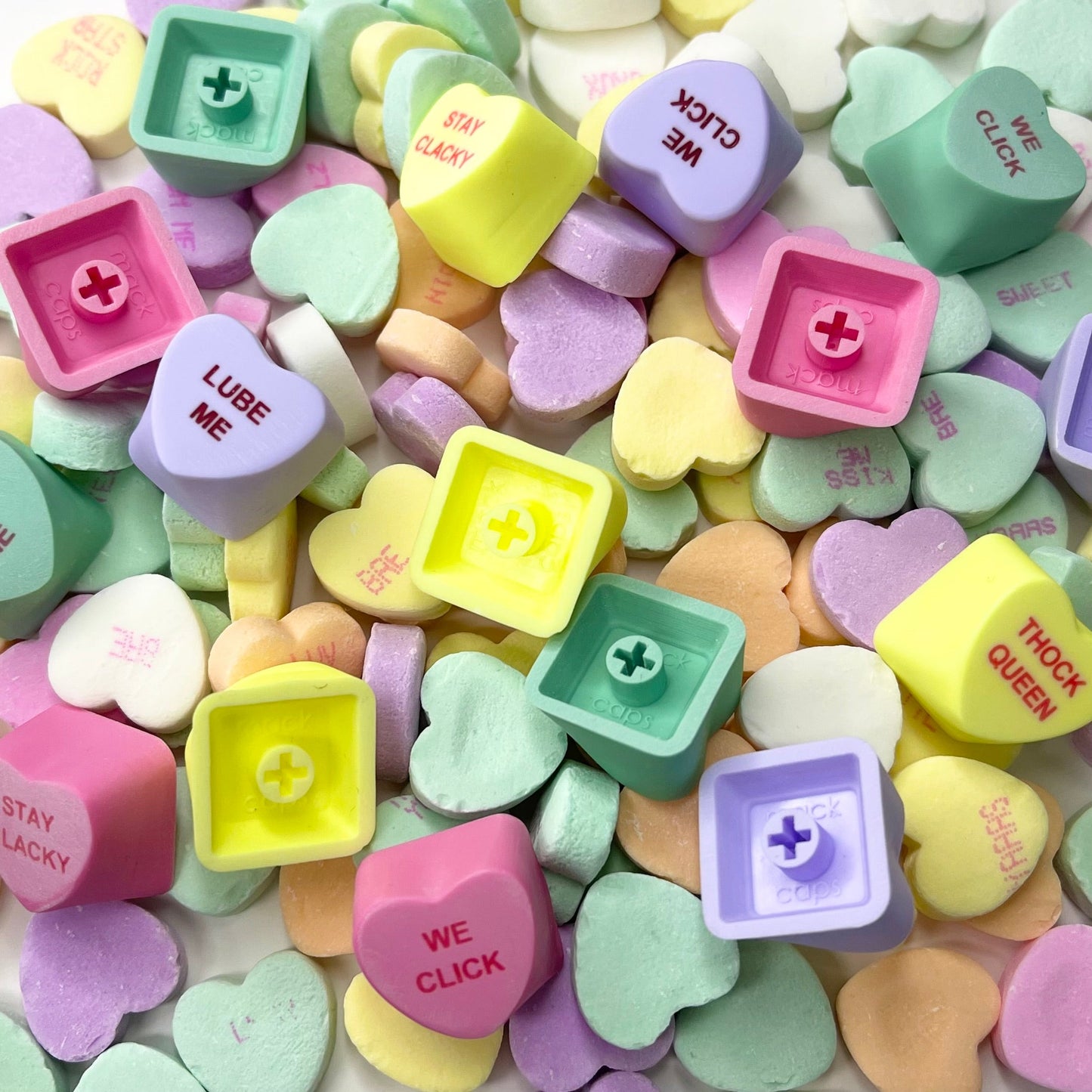 B-STOCK Conversation Heart Artisan Keycap